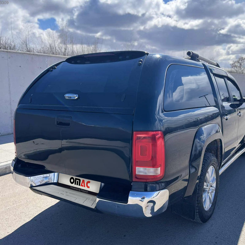 Protezione paraurti per soglia di carico per VW Amarok 2010-2025 in acciaio inox argento 1 pezzo
