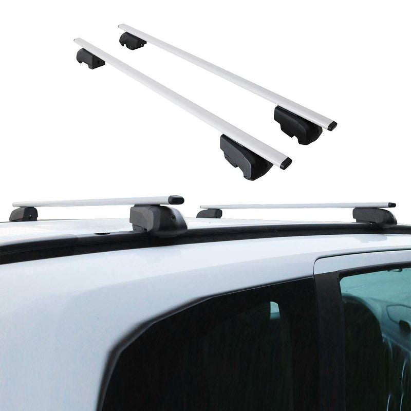 Dachträger Grundtäger für Ford Kuga mk3 2019-2025 75kg Metall Silber 2 tlg