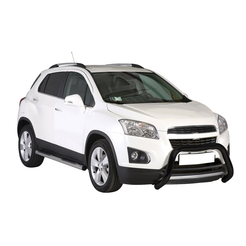 Protezione anteriore per Chevrolet Trax 2013-2016 ø76mm acciaio nero