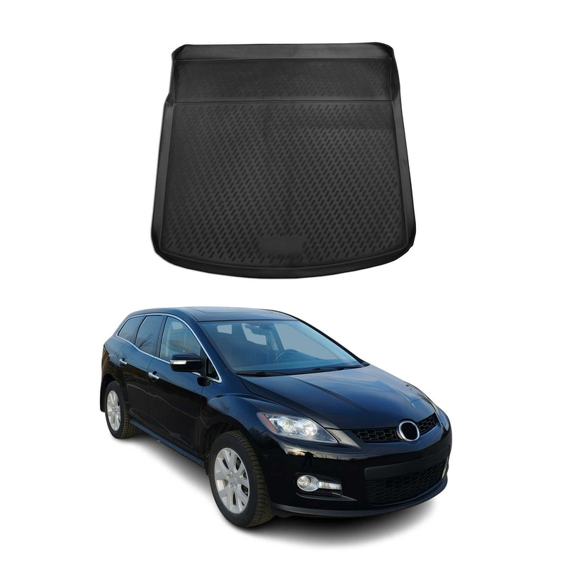 Tappetino per bagagliaio per Mazda CX-7 2006-2010 in gomma TPE nero