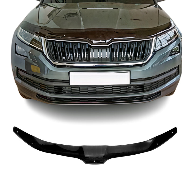 Deflettore cofano in ABS nero per Skoda Kodiaq 2016-2019
