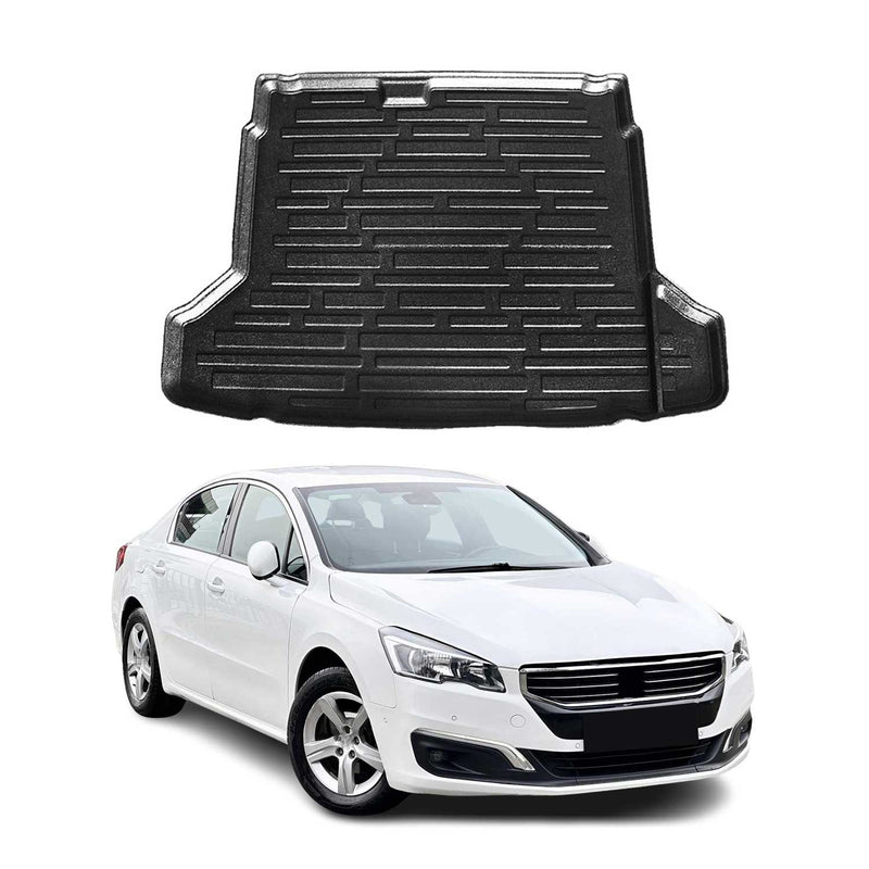 Vasca baule per Peugeot 508 Access 2010-2018 Gomma TPE Nero