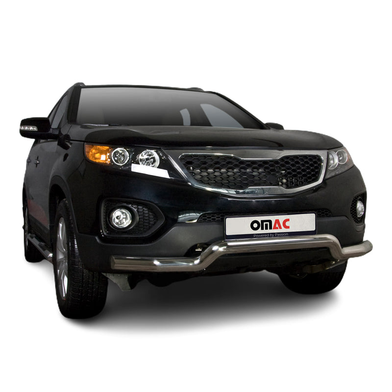 Barra di protezione anteriore per Kia Sorento 2010-2012 in acciaio ABE argento