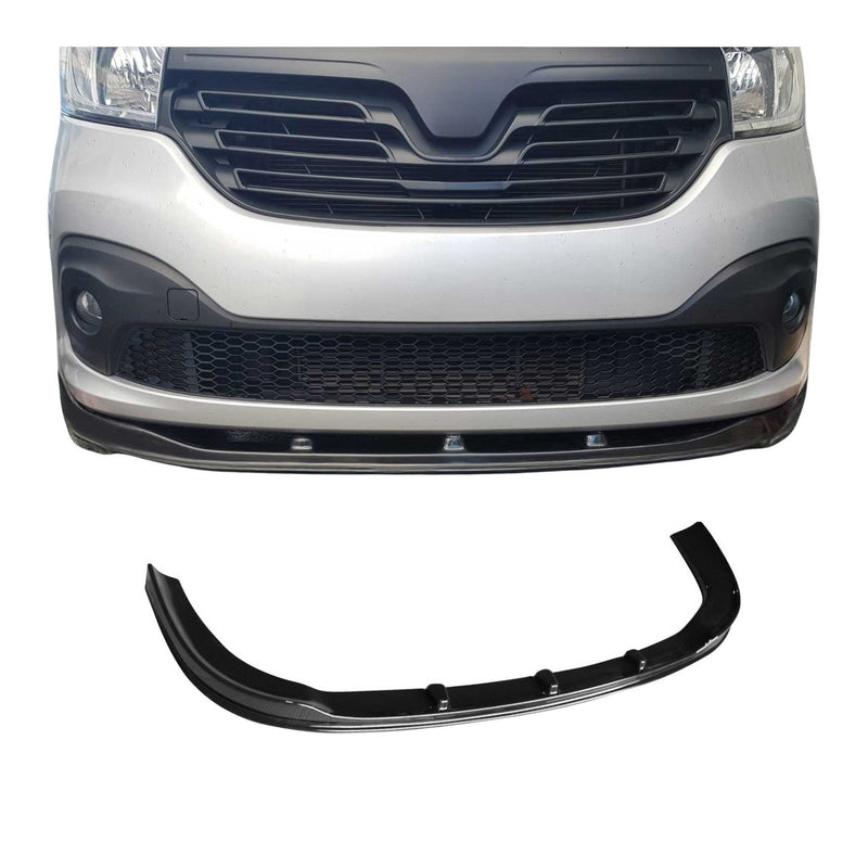 Spoiler anteriore per paraurti anteriore per Renault Trafic 2014-2022 ABS Nero