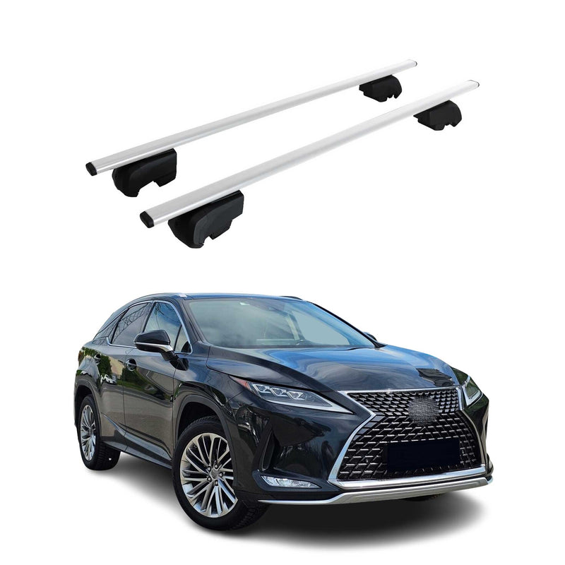 Portapacchi da tetto per Lexus RX AL20 2015-2025 portapacchi base ABE argento