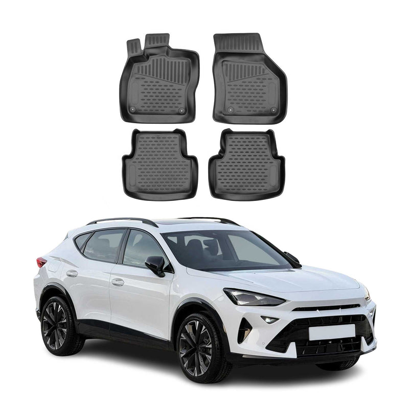 Tappetini Cupra Formentor 2020-2025 in TPE Nero 4 pezzi