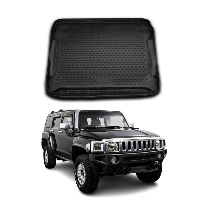 Tappetino per bagagliaio per Hummer H3 2006-2010 in gomma TPE nero