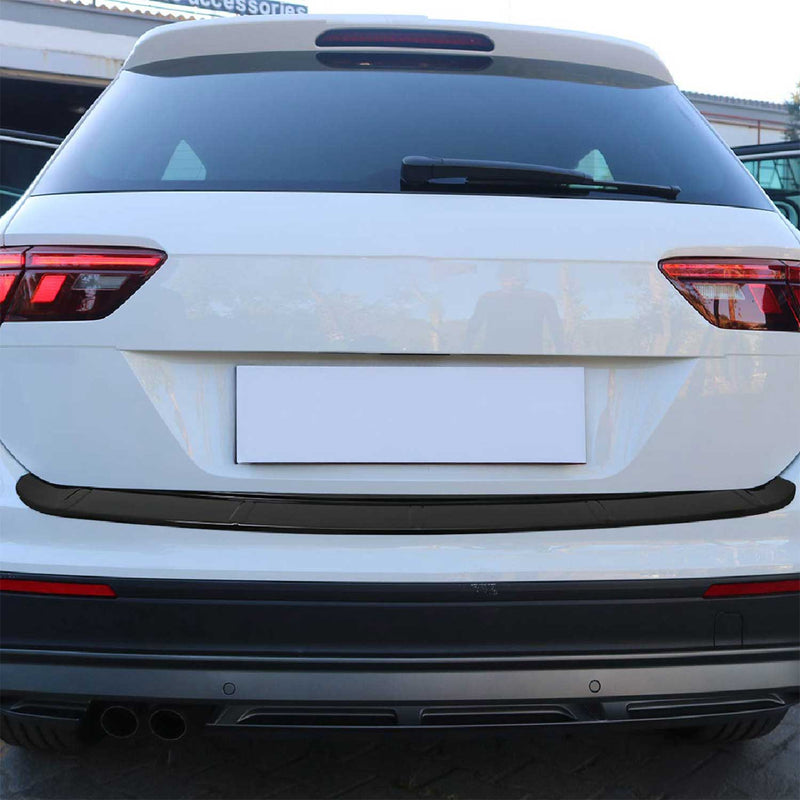 Protezione paraurti per soglia di carico per VW Tiguan 2016-2023 ABS nero lucido 1x