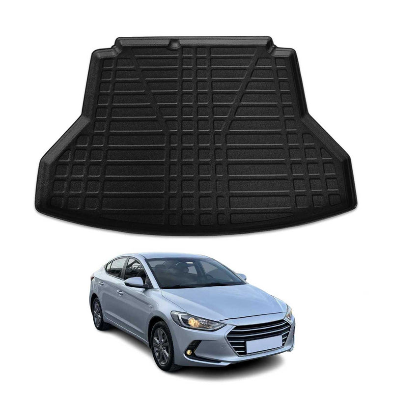 Kofferraumwanne Laderaumwanne für Hyundai Elantra 2016-2021 Stufenheck Gummi TPE