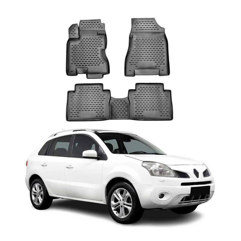 Tappetini Renault Koleos 2008-2016 TPE Nero 4 pezzi