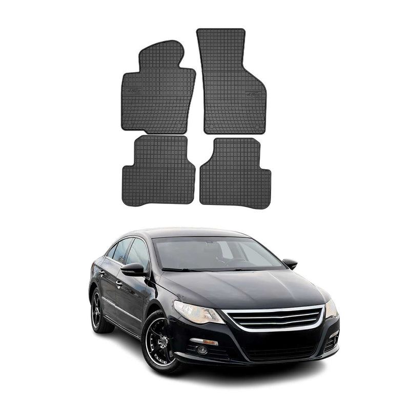 2008-2012 VW Passat CC Fußmatten TPE Schwarz 4 tlg