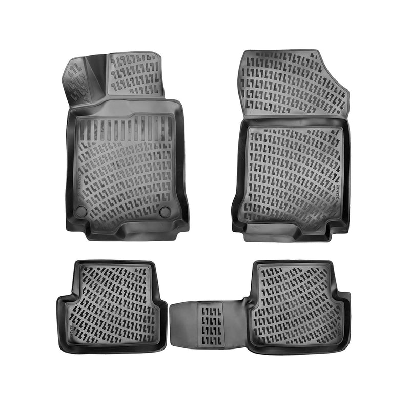 Tappetini tagliabili in TPE per Renault Latitude Limo 2010-2015, neri, 4 pezzi