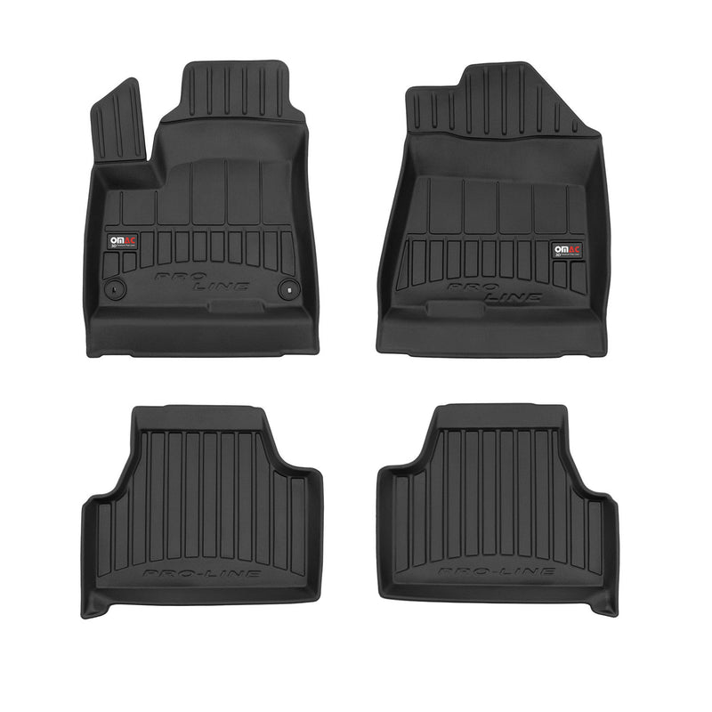 Tappetini Kia Soul EV 2020-2024 in TPE nero, 4 pezzi
