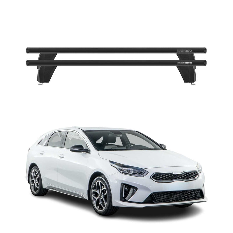 Barre portatutto Menabo per Kia Pro Ceed 2018-2025 ABE alluminio nero