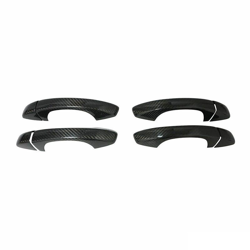 Copri maniglia porta, copri maniglia porta per Seat Ibiza 2017-2020 4 porte in fibra di carbonio 8x