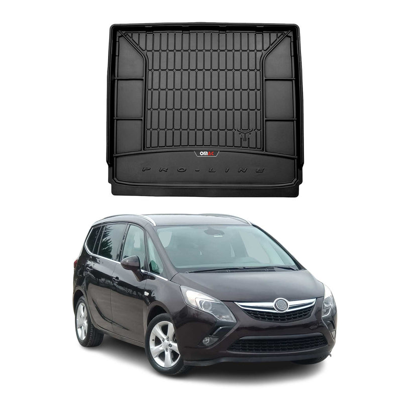 Vasca portabagagli in gomma OMAC per Opel Zafira C Tourer 2012-2019 Vasca portabagagli in TPE