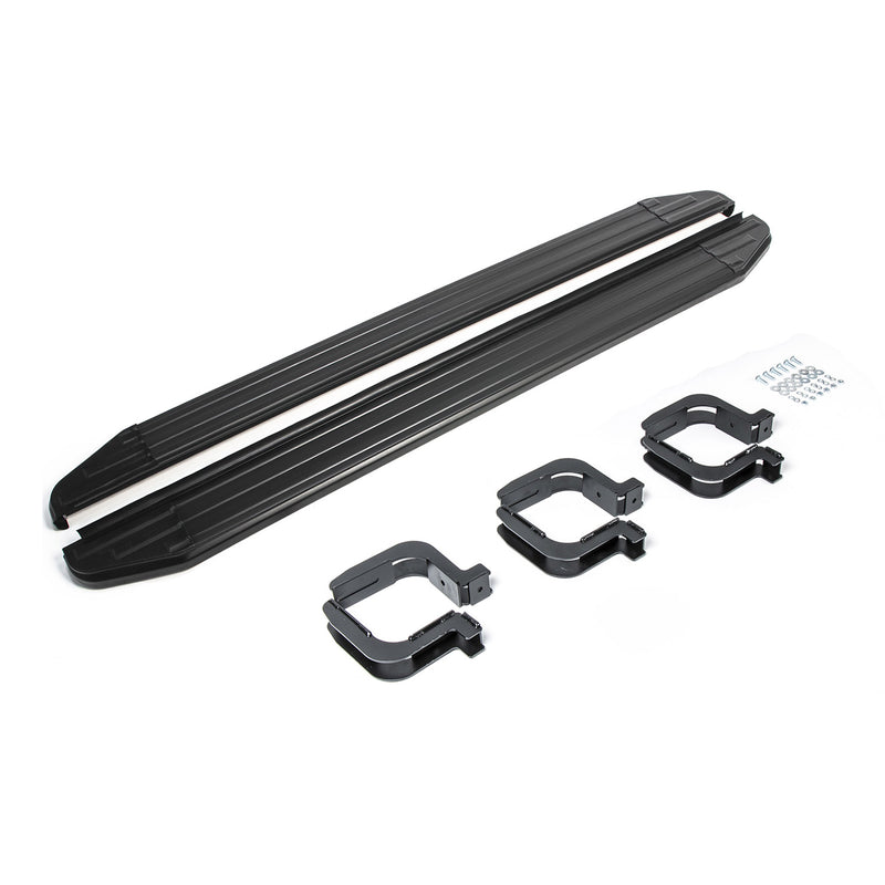 Minigonne laterali predellini per Mitsubishi L200 2006-2015 Alu Nero ABE