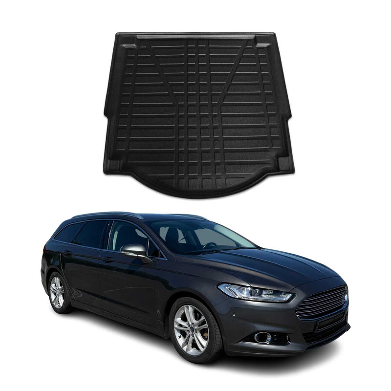 Rivestimento del vano di carico del bagagliaio per Ford Mondeo mk5 Turnier 2014-2022 in gomma TPE