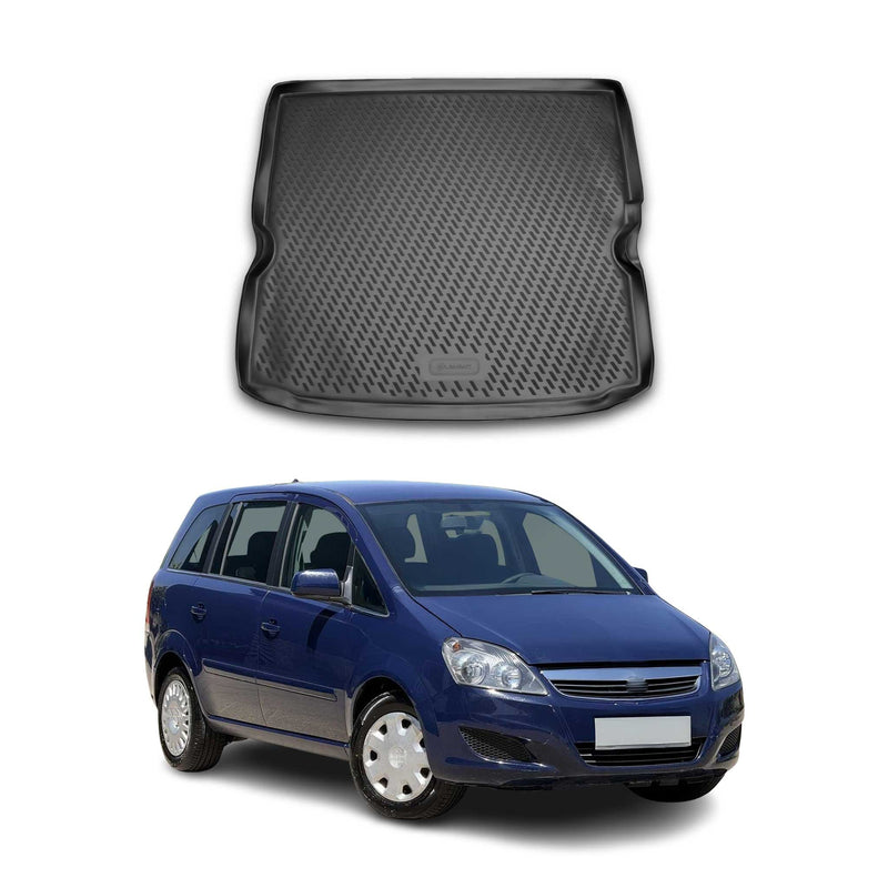 Tappetino per bagagliaio in gomma TPE per Opel Zafira B Van 2005-2014