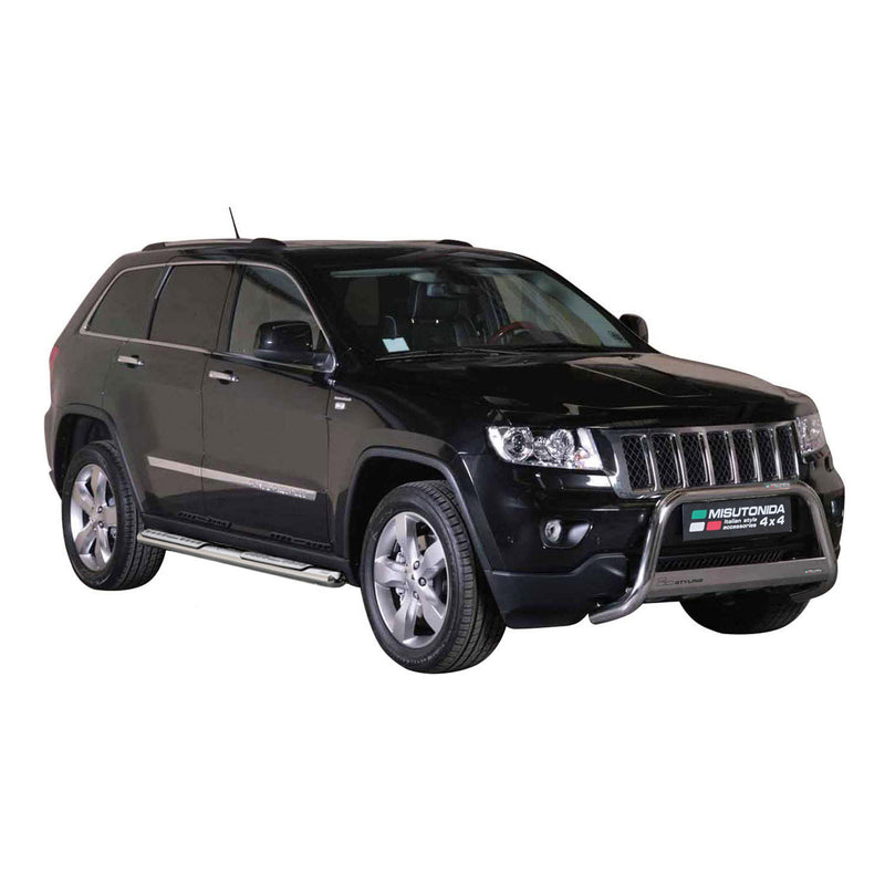Minigonne laterali in acciaio inossidabile per Jeep Grand Cherokee 2010-2013 Grigio