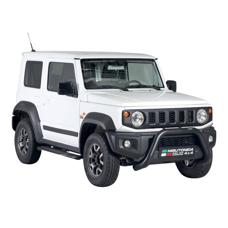 Protezione anteriore per Suzuki Jimny 2018-2025 ø76mm acciaio nero
