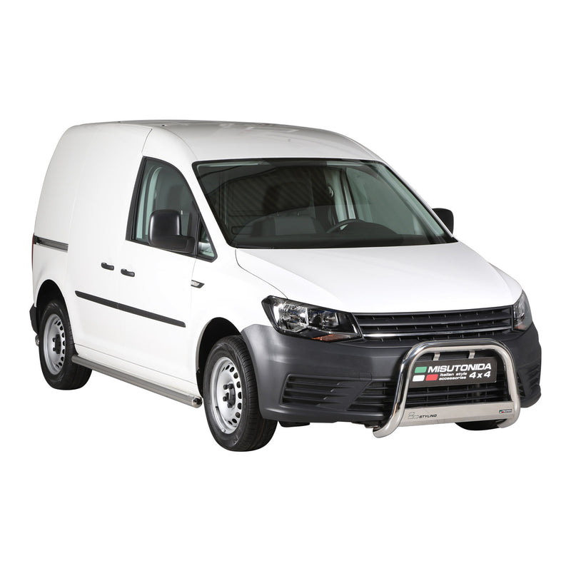 Protezione anteriore per VW Caddy 2015-2020 ø63mm acciaio argento