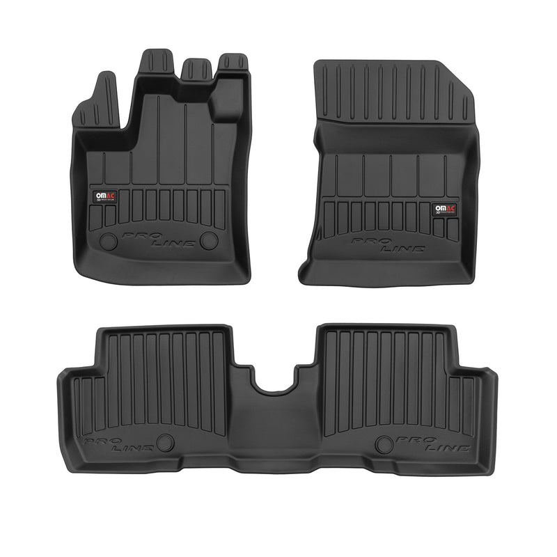 Tappetini Dacia Lodgy 2012-2024 TPE Nero 3 pezzi
