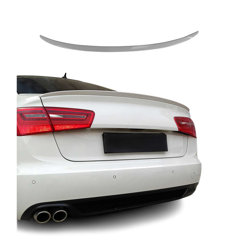 Spoiler posteriore, alettone posteriore, labbro posteriore per Audi A6 Limo C7 2011-2018 colore LY9C ABS