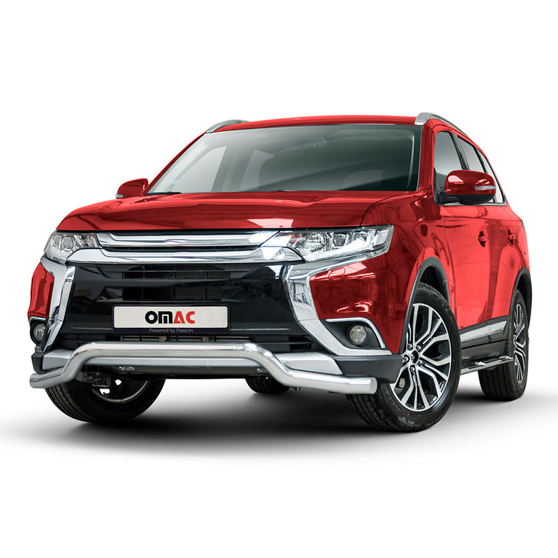 Barra di protezione anteriore per Mitsubishi Outlander 2015-2021 ABE Silver