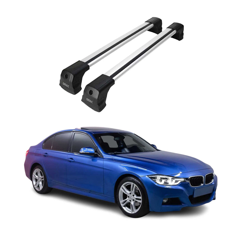Dachträger Gepäckträger für BMW 3er F30 2011-2019 Grundträger Alu Silber 2x