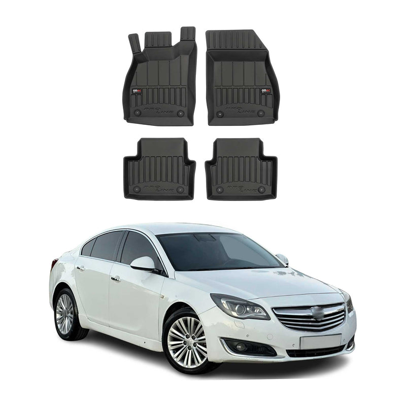 Tappetini Opel Insignia 2008-2017 TPE Nero 4 pezzi