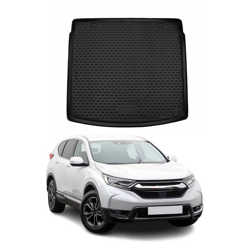 Tappetino per bagagliaio per Honda CR-V 2018-2022 in gomma TPE nero