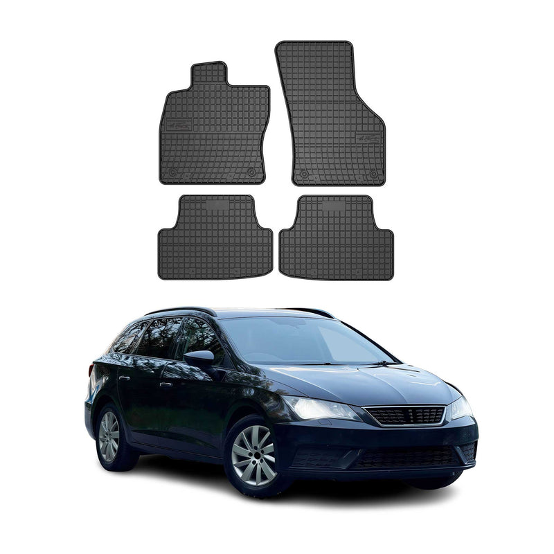 2012-2025 Seat Leon Fußmatten TPE Schwarz 4 tlg