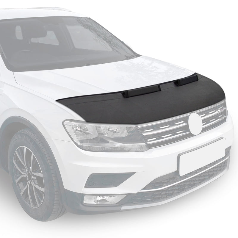 Haubenbra Steinschlagschutz Bonnet Bra für Citroen Jumpy 2016-2025 Schwarz Halb