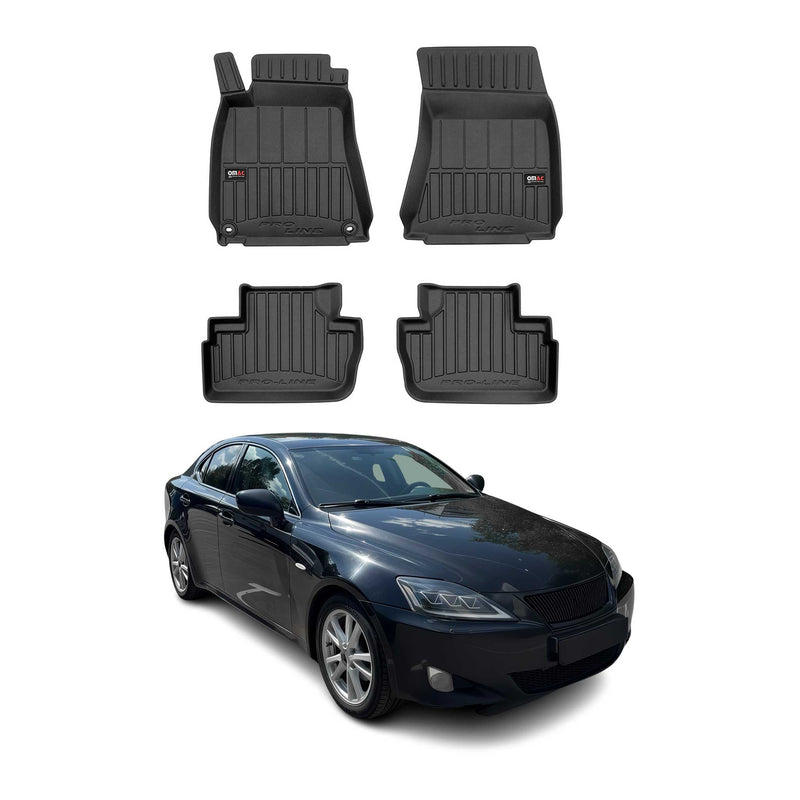 Tappetini Lexus IS 2006-2013 TPE Nero 4 pezzi