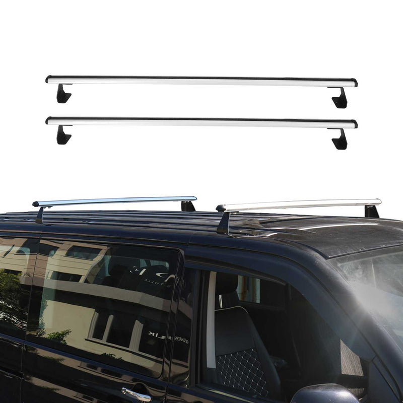 Barre portatutto per VW T7 Multivan 2021-2024 barre trasversali in alluminio argento 2 pezzi