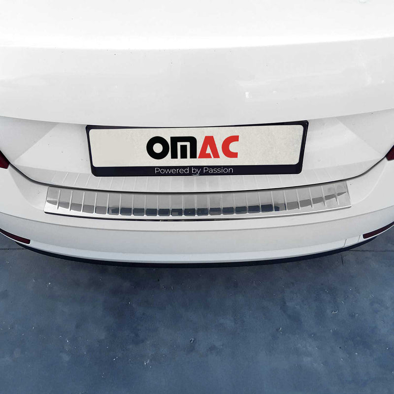 Protezione soglia di carico per Skoda Octavia III Station Wagon 2013-2019 in acciaio inox cromato lucido