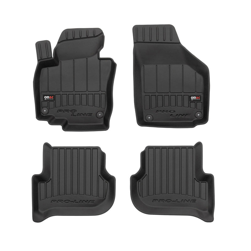 Tappetini Skoda Yeti 2009-2017 in TPE nero, 4 pezzi