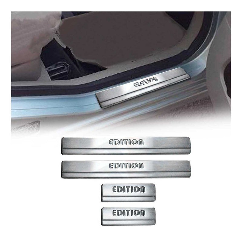 Soglie porte Edition per Ford Fusion 2002-2012 in acciaio inox 4x
