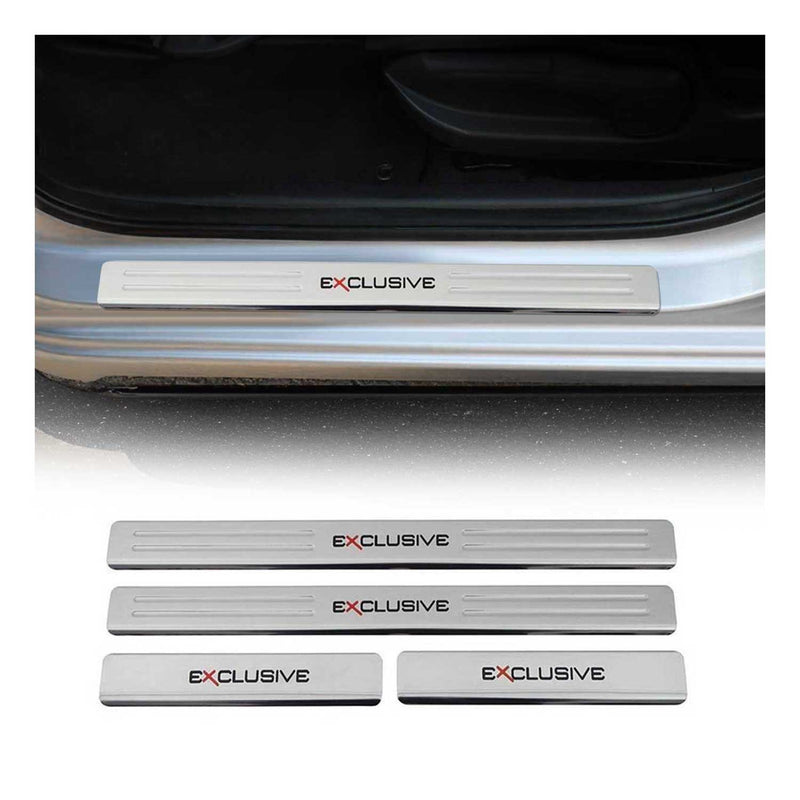Soglie porte esclusive per Citroen C1 C3 C8 DS4 C-Crosser Cromate 4x