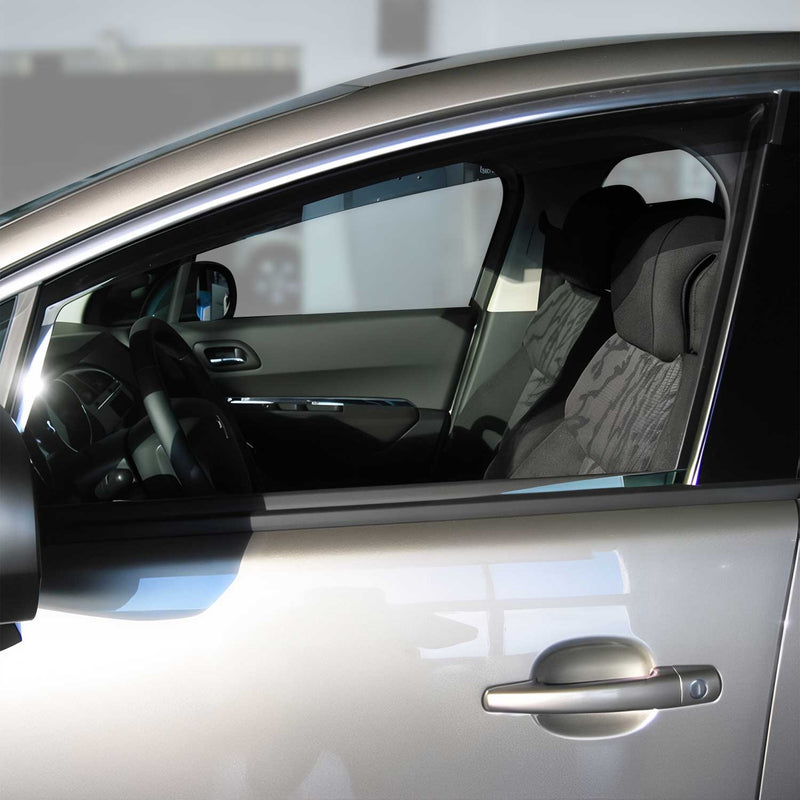 Deflettori antivento per Peugeot 5008 2009-2016 deflettori antipioggia scuri 2 pezzi anteriori