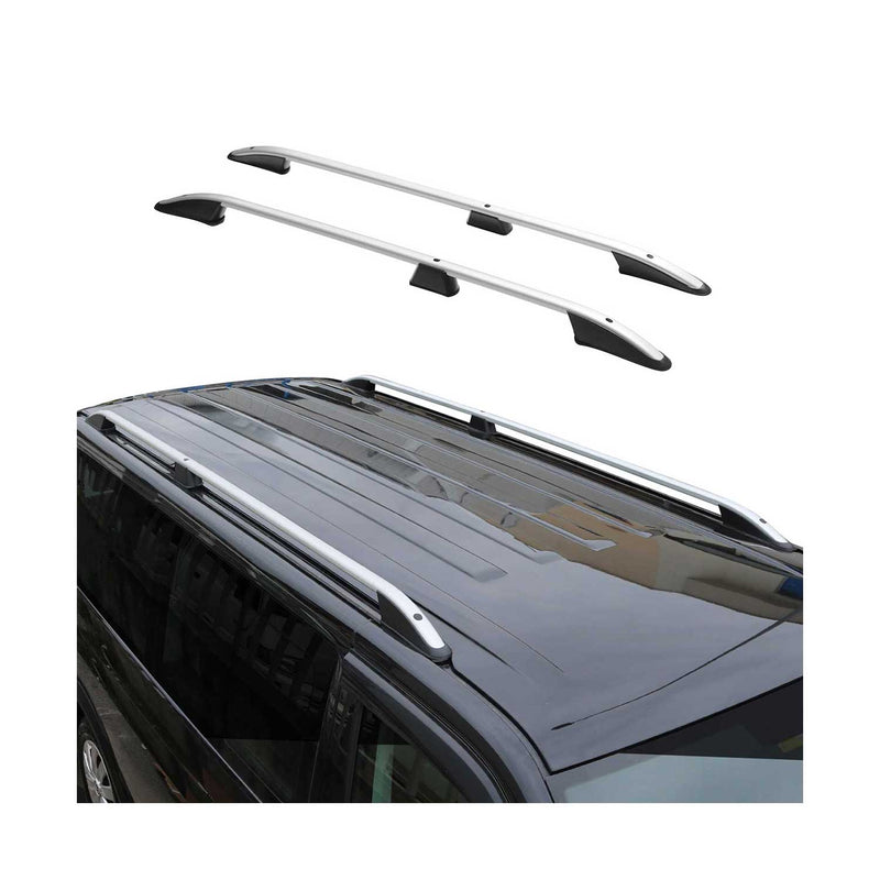Dachreling Dachgepäckträger für Renault Kangoo 2008-2024 L2 Langer Alu Grau