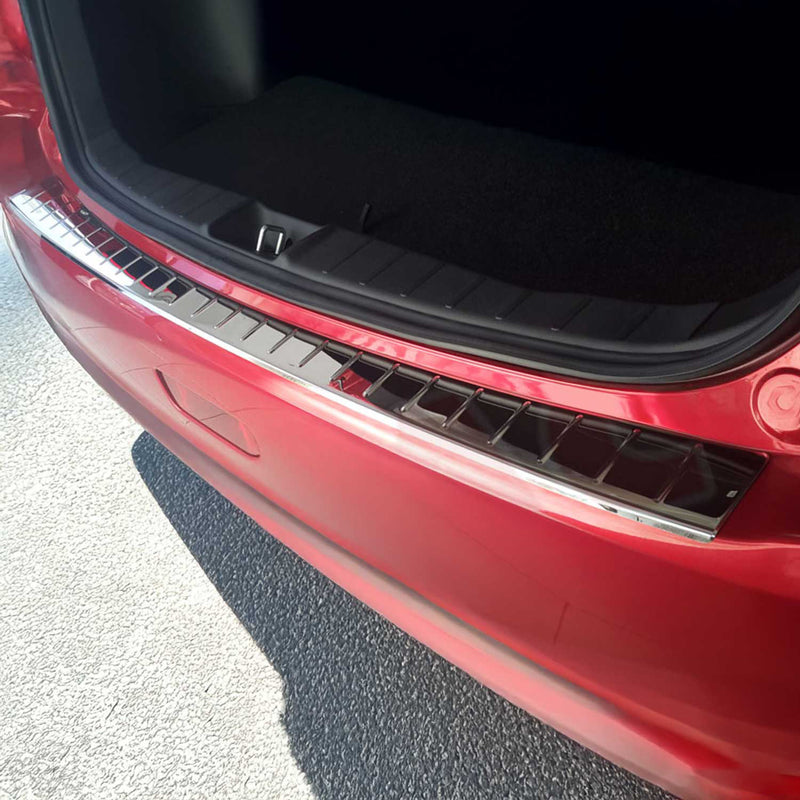 Protezione paraurti per soglia di carico per Mitsubishi ASX 2010-2025 in acciaio inox argento