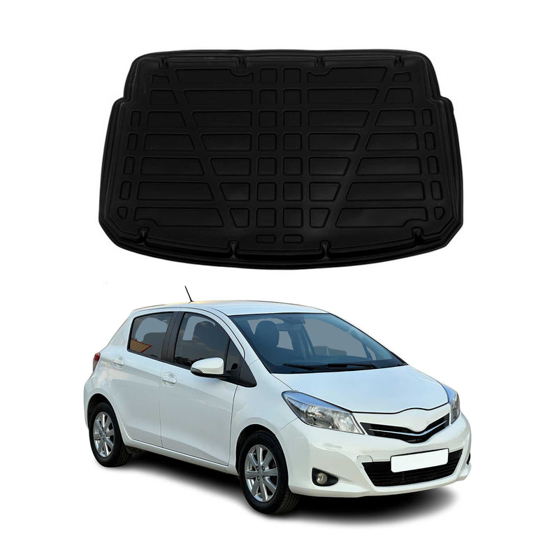 Rivestimento per vano di carico del bagagliaio per Toyota Yaris Hatchback 2012-2020 5 porte in gomma