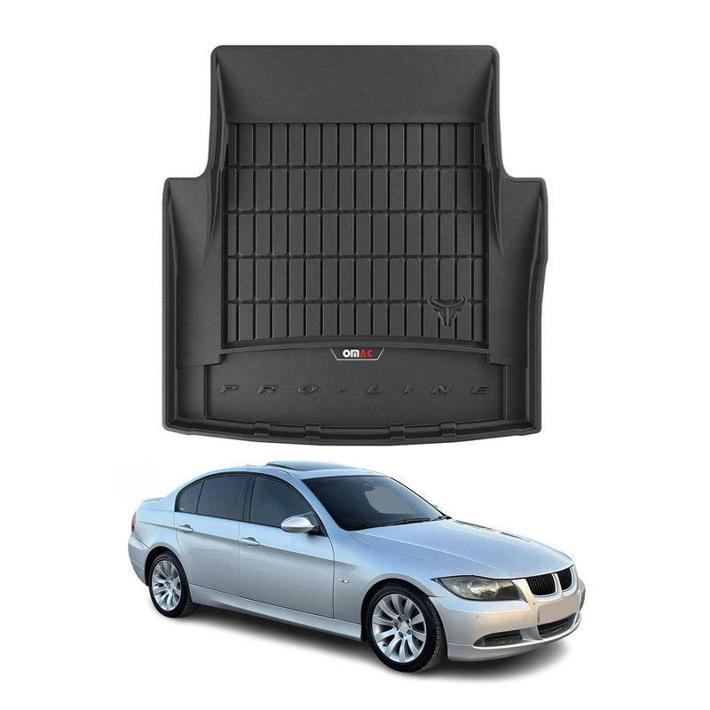 Vassoio portabagagli in gomma OMAC per BMW Serie 3 E90 Berlina 2004-2011, vassoio portabagagli in TPE
