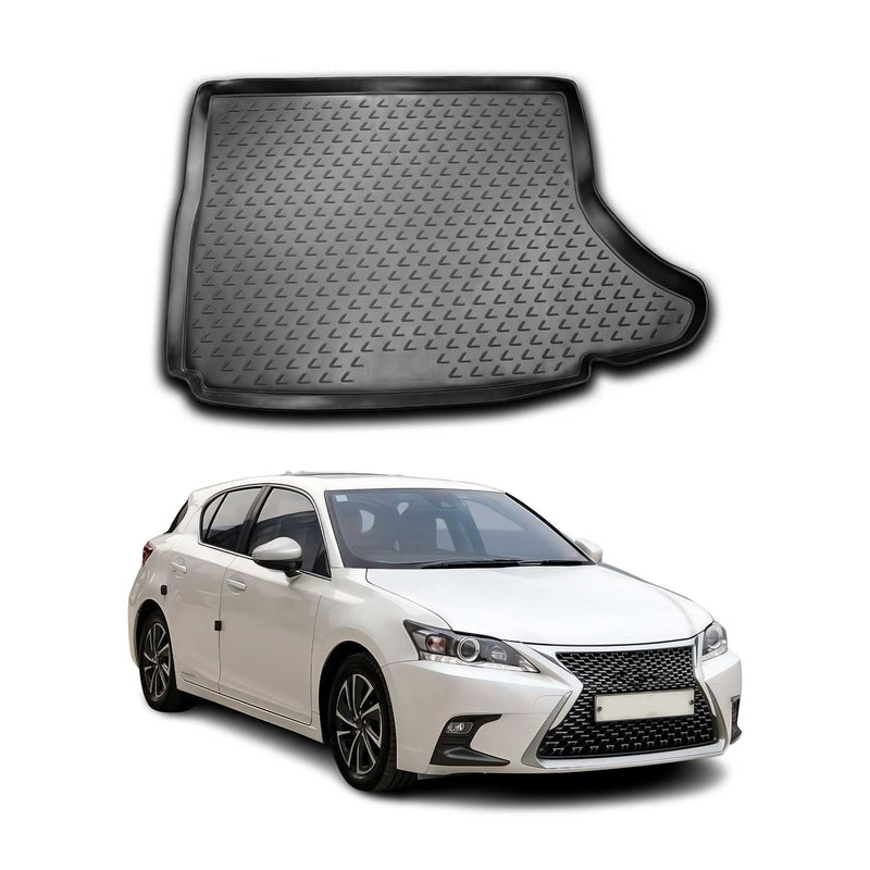Tappetino per bagagliaio per Lexus CT 2010-2021 in gomma TPE nero