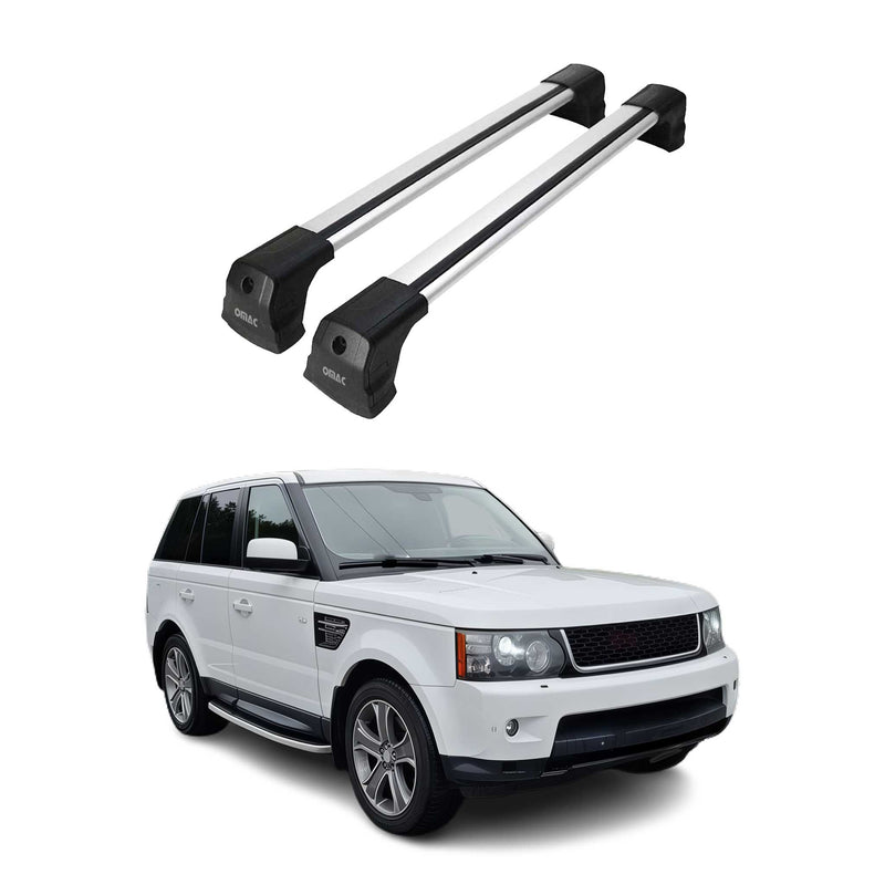 Portapacchi da tetto per Range Rover Sport L320 2005-2013 grigio alluminio