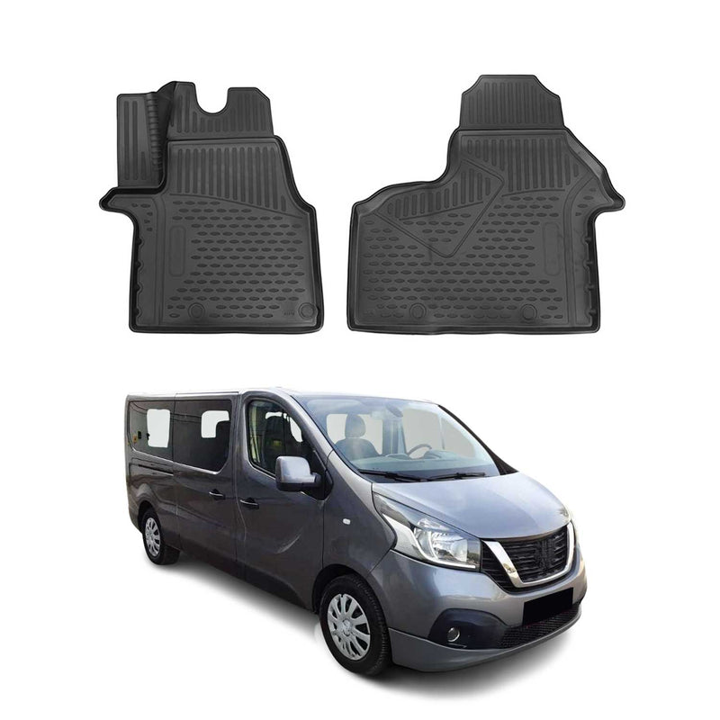 Tappetini Nissan NV300 2016-2021 in TPE nero, 2 pezzi