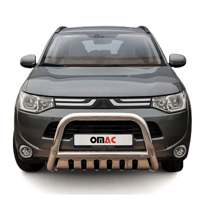 Barra di protezione anteriore per Mitsubishi Outlander 2012-2015 ABE Silver