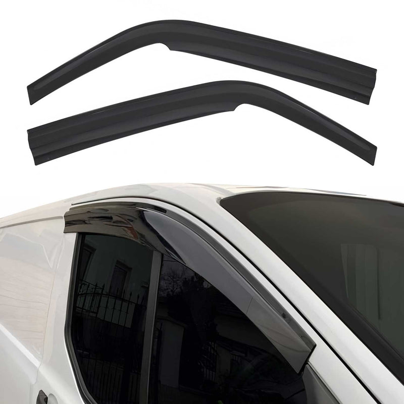 2 deflettori antivento e antipioggia per Renault Master 2010-2025 Acrilico Scuro